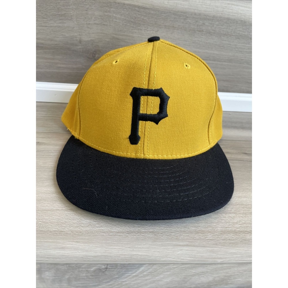 VINTAGE 1990s PITTSBURGH PIRATES ANNCO LOGO MLB MEN'S‎ SNAPBACK HAT MADE IN USA